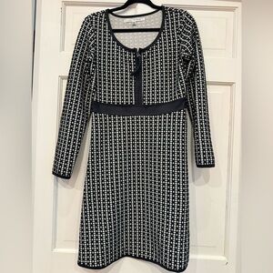 NWOT Max Studio Black and White Knit Dress